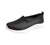 Générique Chaussures Pieds Larges Baskets Noires Femme Chaussures Décontractées À Talons Inclinés Et Chaîne en Métal pour Femmes,Nouvelle Printemps-Été,Tissage À de Sport Outdoor Course (Black,40)