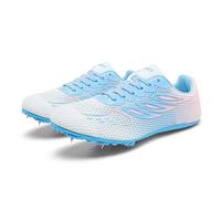 Générique Chaussures Piste Athlétisme 8 Clous, Baskets Antidérapantes Respirantes - Modèle Course Sprint pour Jeunes Sportifs, Parfait pour Compétitions