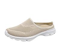 Générique Chaussures Plates pour Femme,Chaussures de Course rembourrées Jogging Baskets Le Fitness Souple Mode Respirante Décontractée Elegante Semelles Souples Coussin d'air La Marche Quotidienne