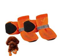 Générique Chaussures pour Chiens Chaussures Respirantes en Mesh pour Pattes | Bottines De Pluie Antidérapantes Pour Chien Pour Plage Sableuse Trottoir Parquet Sol Dur Randonnée Extérieur Et Intérieur