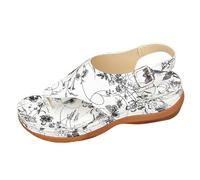 Générique Chaussures pour femmes,sandales à semelles épaisses,à bout rabattable,la mode,imprimées Non positives,style bohème Chaussure Femme ete 12