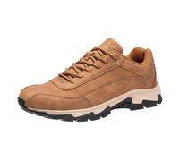 Générique Chaussures randonnée en Cuir à Lacets pour Hommes Sport décontractées Plein air Robustes avec Semelle antidérapante et Confort Optimal pour Marche Longue durée (Yellow, 45)