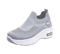 Générique Chaussures sans Lacets Femme Orthopédique Pas Cher sans Lacet Chaussures De Marche À Plateforme Orthopédique Légères Et Confortables Amortissement Accru Et des Pieds 2025