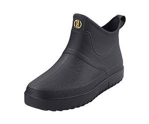 Générique Chaussures Sport Hommes Chaussures imperméables Slip Water Outdoor Short Men Boots Fashion Casual Rain Ankle décontractées pour Hommes (43)