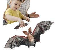 Générique Chauve-Souris Réaliste - 11×4×1.5cm Animal Figurine Modèle | Mini Jouet Faune Simulée | Ornement Caoutchouc Dur Chiroptères pour Apprentissage Enfant, Éducation, Faveur Fête, Décoration