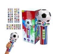 Générique Cheer Megaphone, Soccer Microphone Shape Sports Noisemaker with Stickers, Megaphone Speaker for Soccer, Football, Game Day, Fan Event, Stadium, Party, Festival