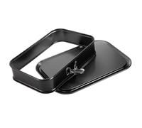 Générique Cheesecake Tin - 12.99 Inch Rectangular Baking Tin | Carbon Steel Non-Stick Tray - Reusable Easy-Release Bread Pan with High Walls, Ideal for Making Home Baked Brownies