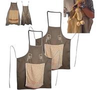 Générique Chef's Prank Apron, Works Apron for Prank Adult Hilarious Creative Prank Aprons,Tablier de Chef Humoristique Homme, Tabliers Cuisine Fantaisie Surprise Hiding In The Pocket Funny Gifts