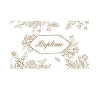 Générique Chemin DE Table BAPTÊME Fleuri 30CMX5M