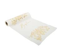 Générique - Chemin DE Table Mousseline BAPTÊME Pur 28CMX5M Or