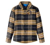 Générique Chemise à Carreaux pour Enfants Jaune et Noir 92,Hauts pour Enfants,0.2KG-13414