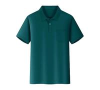 Générique Chemise Casual Garçon, Haut Manches Courtes Uni, Poches, Confortable, Parfaite pour L’école, Les Jeux Et Les Sorties, Idéale pour Le Printemps, 4 À 12 Ans