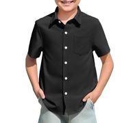Générique Chemise Classique à Manches Courtes en Popeline pour garçon
