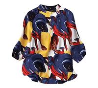 Générique Chemise Coton Femme Chemisier Femme Dentelle Chemisier Coton Et Lin pour Femmes Haut en Simili Lin Infroissable, Pratique pour, Reste Impeccable sans Repassage, De Temps Chemisiers D'été