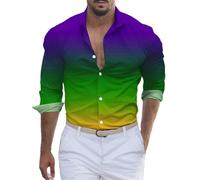 Générique Chemise Homme Hippie 70'S, Vetement Annee 80 Disco Chemise Homme Fluo Deguisement Homme Annee 60 Chemise Camo Vetements Annees 70 Homme Disco Paillette Chemise Homme Champagne