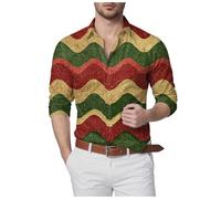 Générique Chemise Homme Noel Chemise De Noel Homme Manche Longue Noël Chemises De Noël pour Manches Longues Moche Masculine