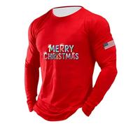 Générique Chemise Homme T-Shirt du Cou à Manches Courtes,Doux et Confortable,Basique et décontracté,idéal Quotidien ou en Superposition.(Red,XXL)