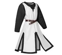 Générique Chemise pour Homme Chemise d'halloween pour Homme Style Cour Pull Moyen Âge Renaissance Col Montant sous-Chemise Chemises De Costume De Scène