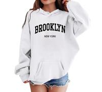 Générique Chemises Boutonnées en Soie pour Filles Blanches Filles, Joli Sweat-Shirt surdimensionné avec Poche Polaire Chandail Fille Hiver Chaud(Blanc,3-4 Years)