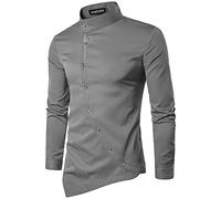 Générique Chemises pour Hommes Habillées Manches Longues Business Classe Casual Repassage Facile Coton Coupe Ajustée Boutonnée Basic Business Loisirs Mariage Chemise Rose Homme