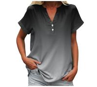 Générique Chemisier Femme Coton Chemisier Manche Courte Chemise Lin Haut Femme en Simili Lin Coupe Ample, Matière Fluide Qui Ne Colle Pas À La Peau, Liberté De Mouvement Totale Chemise D'été en pour