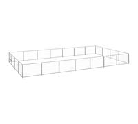 Générique Chenil Argenté 28 m² Acier,Articles pour Animaux,Articles pour Animaux de Compagnie,Accessoires pour Chiens,Niches & enclos pour Chiens,Argent,47.2KG,3082153