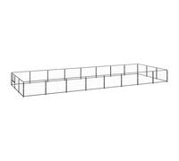 Générique Chenil Noir 24 m² Acier,Articles pour Animaux,Articles pour Animaux de Compagnie,Accessoires pour Chiens,Niches & enclos pour Chiens,Noir,48.9KG,3082132