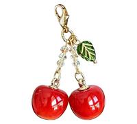 Générique Cherry Keychain for Purse - Cute Fruit Pendant Ornament