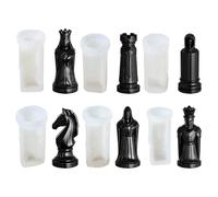 Générique Chess Piece Silicone Mold 6 Pack Resin Wax Candy Craft Set