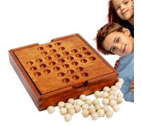 Générique Chess Set Wooden - Chess Board 15cm | Classical Single Aristocratic ChessKongming Educational Tabletop Game Kids Wooden Strategy Puzzle Learning Toy