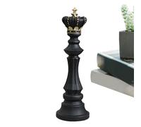 Générique Chess Statue - Decorative Chess Sculpture, Chhess Piece Figurine Cheess Decor, Tabletop Ornaments King CheEs, Resin Craft Desk Decor, Collectible Figurines Home Decoration