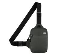 Générique Chest Bag for Sports, Breathable Sling Bag with Reflective Logo, 23.62x43.31 Inches Lightweight Shoulder Pack (Black), for Cycling, Fishing, Hiking and Travel