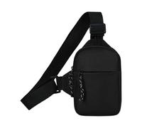 Générique Chest Pack For Men,Adjustable Strap Multi-Pocket - Black Sling Backpack Chest Bag, Ideal For Fishing Camping Hiking Cycling Hunting Outdoor Picnic Work School Trip
