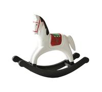 Générique Cheval à Bascule Vintage - Statue Classique Et Traditionnelle,Statues de Cheval pour Décoration d'Intérieur,Cadeau pour Adultes Bureau Maison Élèves