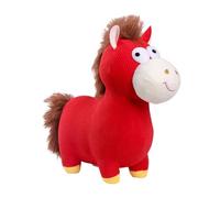 Générique Cheval Doux en Peluche - 2026 Mascotte du Nouvel an Chinois Mignonne,en Peluche De L'Année du Cheval Chinois | pour Amis Famille Fête Festival Printemps Bureau Maison Canapé Dortoir