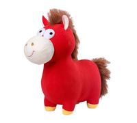 Générique Cheval en Peluche,2026 Mascotte du Nouvel an Chinois Mignonne,en Peluche De L'Année du Cheval Chinois - pour Amis Famille Fête Festival Printemps Bureau Maison Canapé Dortoir
