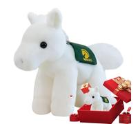 Générique Cheval en Peluche,Coussin Décoratif 21cm Mascotte Mignonne 2026 | Jouet Doux Mignon Cheval Peluche - pour Chambre Salon Bureau Maison Amis Garçons Filles