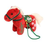 Générique Cheval en Peluche, d'art De L'année 2026, Jouet en Peluche De Cheval, pour Et Filles Fête À La Ferme Noël Et Nouvel an Chinois
