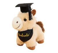 Générique Cheval en Peluche Diplômé | Oreiller Douce,Cheval de Diplôme en Peluche,pour la Chambre, Le lit, Le canapé, pour Dormir, Faire la Sieste, se détendre ou Collectionner