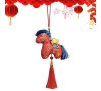 Générique Cheval en Peluche Doudou - Souvenir Adorable et Doux de Collection - en Peluche de l'Année du Cheval - pour École, Voyage, Déplacements, Femmes, Filles, Étudiants, Sac à Bandoulière, Sac à