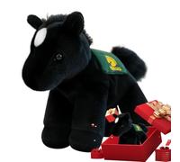 Générique Cheval en Peluche | Mascotte 2026 Adorable Décor Maison Poupee,Doudou Cheval Mignon Jouet Pelucheux - pour Amis Collectionneurs Halloween Noël Anniversaire Saint Valentin