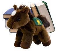 Générique Cheval en Peluche,Mascotte 2026 Adorable Décor Maison Poupee - Doudou Cheval Mignon Jouet Pelucheux,pour Amis Famille Collectionneurs Halloween Noël Anniversaire Saint Valentin