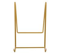 Générique Chevalet en Acier Carbone Doré pour Cadre Photo et Assiette Décorative, Support Robuste et Facile D'utilisation, pour Décoration de Table Basse