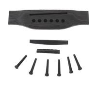 Générique Chevalet Guitare Folk Acoustique Palissandre Sillet et Chevilles pour Réparation Accessoires Adultes