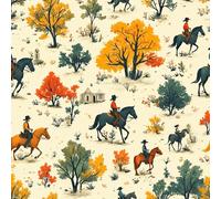 Générique Chevalier Berger De Chevaux Papier Peint Épaissir Mat Auto Adhésif 44x200 cm Pastorale Cow-boy Meubles Autocollants Amovible Comptoir Contact Papier Stickers Muraux pour Bains Salon Chambre