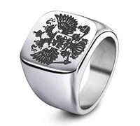 Générique Chevalière armoiries russie impériale Ton Argent (64)