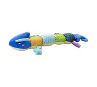Générique Chew Toy, Interactive Play Pet, Soft Squeaky Puppy Toys, 24.8x7.87x3.94 inches Animal Chew Toy Caterpillar Lizard, Durable Plush Dog for Small, Medium and Large Dogs