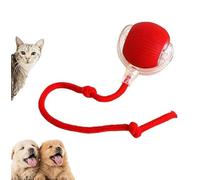 Générique Chewie Viral Rolling Ball,Interactive Rolling Dog Ball,Chewie Doggie Ball,Chewie Viral Rolling Dog Ball,Motion Activate Rolling Pet Toys,360° Smart Automatic Rolling Pet Ball (Red)