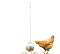 Générique Chicken Slow Feeder & Pecking Toy - Hanging Poultry Dispenser