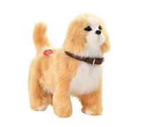 Générique Chien Électronique,Chiot Aboyant avec Queue Remuante,Chien Électronique Interactif Et Peluche Musicale avec Détection Réaliste | pour Jeu Chambre Parc et Cadeau Fêtes